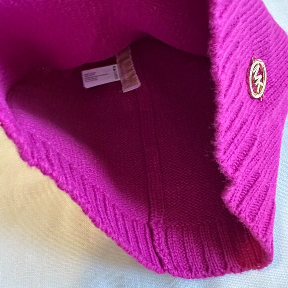 Michael Kors Hot Pink Beanie - Picture 3 of 3